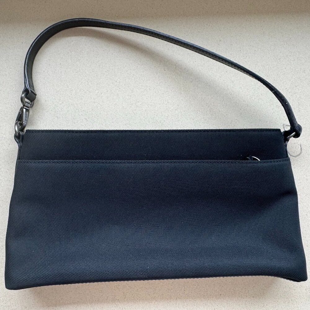 Coach Black Wristlet Clutch in Durable Fabric